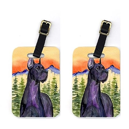 Carolines Treasures Carolines Treasures SS8642BT Great Dane Luggage Tag - Pair 2; 4 x 2.75 In. SS8642BT